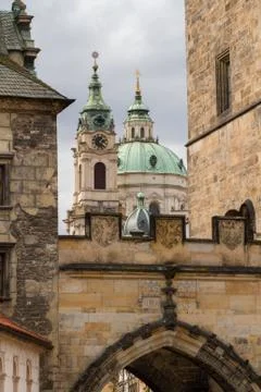 Stadtzentrum Prag Stock Photos