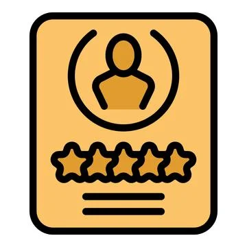Staff acount icon vector flat Stock Illustration