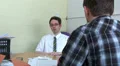 Staff being dismissive towards a customer HD Footage