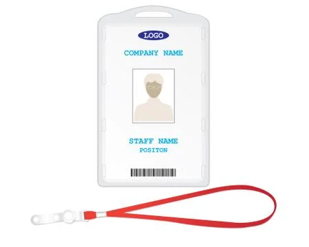 Staff card vector design Stock Illustration