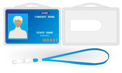 Staff card vector design Stock Illustration