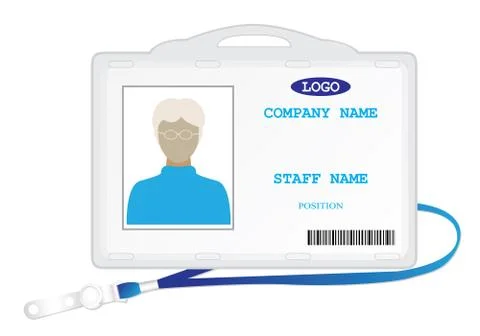 Staff card vector design Stock Illustration