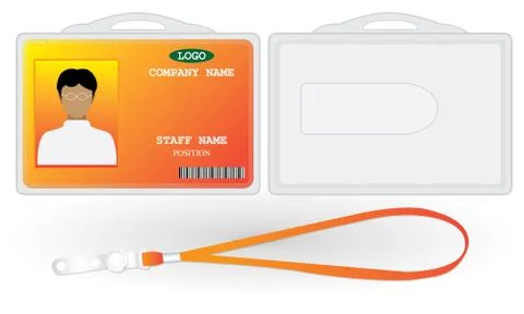 Staff card vector design Stock Illustration