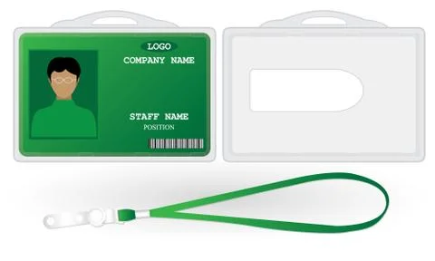 Staff card vector design Stock Illustration