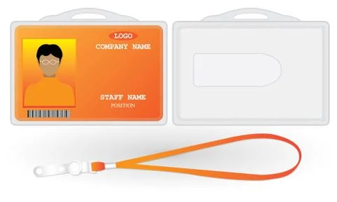 Staff card vector design Stock Illustration