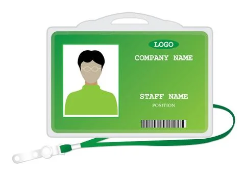Staff card vector design Stock Illustration