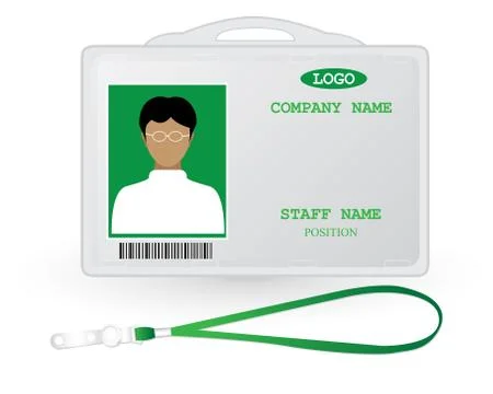 Staff card vector design Stock Illustration