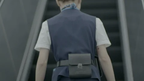 The staff check the elevator equipment before starting the elevator. 스톡 동영상 125471745