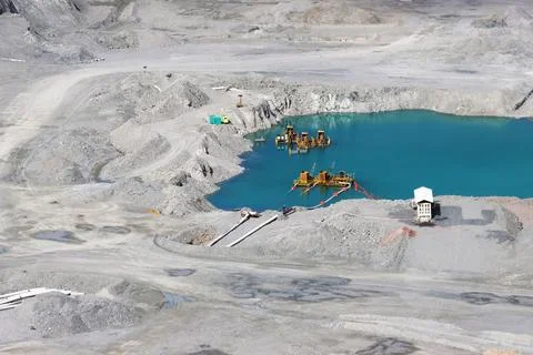 Staff decrease in Cobre Panama mine after court rulling, Panama City - 11 Jan 20 Stock Photos