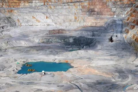 Staff decrease in Cobre Panama mine after court rulling, Panama City - 11 Jan 20 Stock Photos