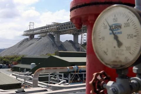 Staff decrease in Cobre Panama mine after court rulling, Panama City - 11 Jan 20 写真素材