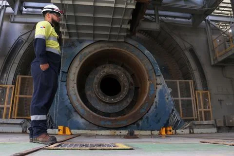 Staff decrease in Cobre Panama mine after court rulling, Panama City - 11 Jan 20 Stock Photos