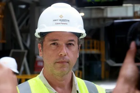 Staff decrease in Cobre Panama mine after court rulling, Panama City - 11 Jan 20 Stock Photos