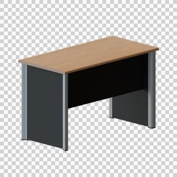 Staff Desk 3D Render Design Element Illustrazione stock