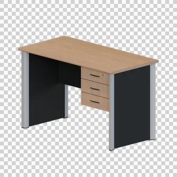 Staff Desk 3D Render Design Element Stock Illustration
