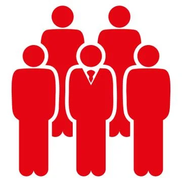 Staff icon Stock Illustration