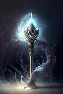 Staff of the magi Stock Illustration