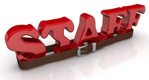 Staff reduction Ilustração Stock