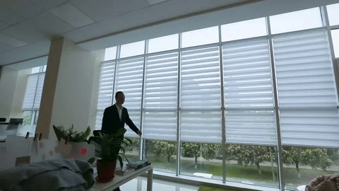 Staff Working In A Busy Office Stock Footage 77142693