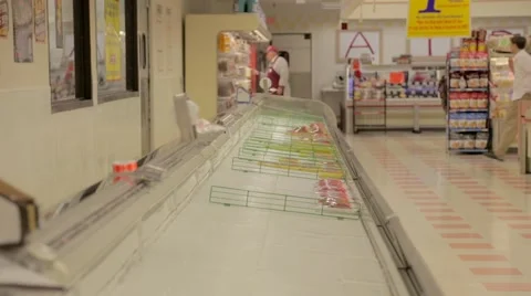 Staff working in supermarket Stock Footage 61132829