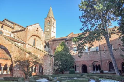 Staffarda Abbey Foto stock