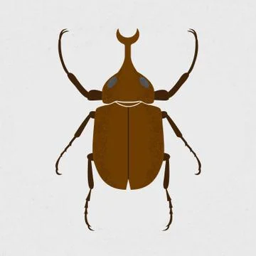 Stag beetle, the largest beetle , eps10 vector format Stock Illustration