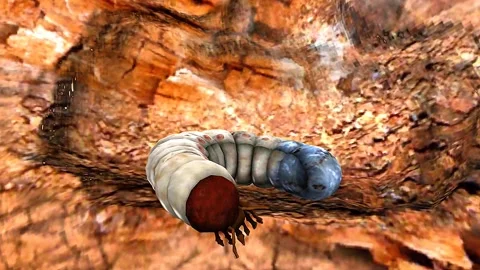 Stag beetle life cycle Stock Footage 310444599