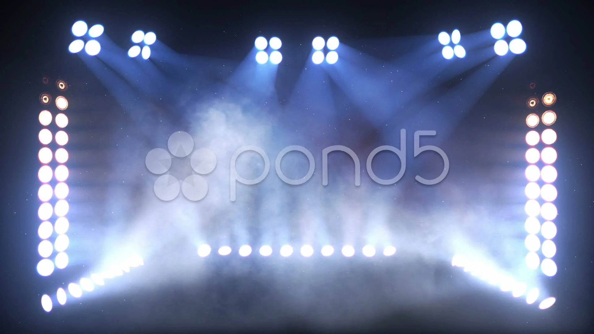 Stage background with flashing lights. A... | Stock Video | Pond5