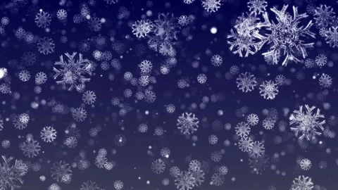 Stage background with snowflakes hitting the screen Stockbeeldmateriaal 288172903