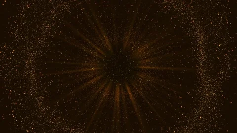 Stage background of song dance party Golden light spot flickers animation with Stock Footage 258649120