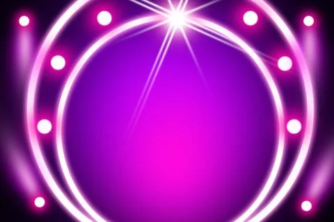 Stage background with spot lights shining on the floor,ready for show and concer Stock Illustration