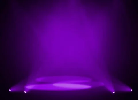 Stage background with spot lights shining on the floor,ready for show and concer 写真素材