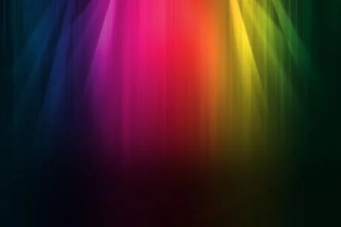 Stage background with spot lights shining on the floor,ready for show and concer Stock Photos
