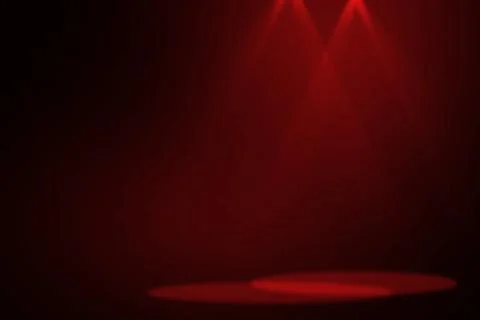 Stage background with spot lights shining on the floor,ready for show and concer Stock Photos