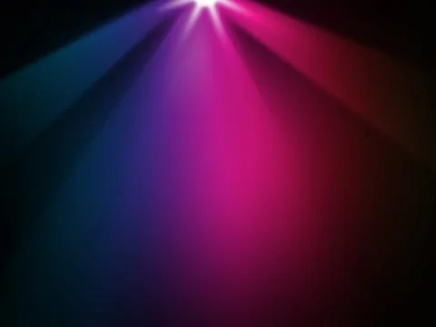 Stage background with spot lights shining on the floor,ready for show and concer Stock Photos