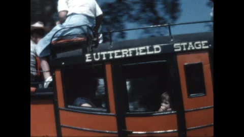 Stage Coach Ride 1963 Stock Footage 310560897