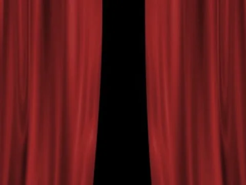 Stage Curtain Stock Footage 7902692