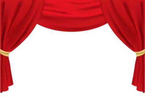 Stage curtain Stock-Illustration