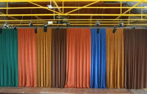 Stage curtain Stock Photos