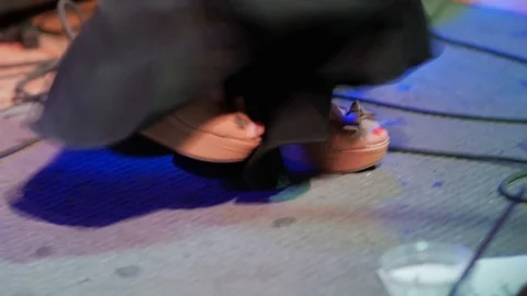 On Stage Dancing Heels 스톡 동영상 86332353