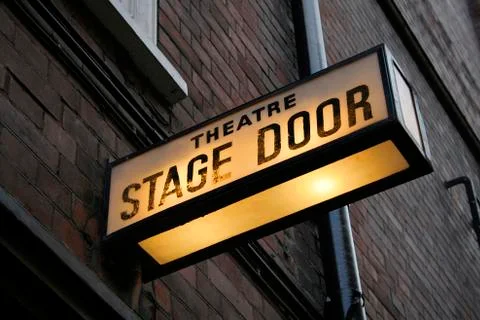 Stage door Stock Photos