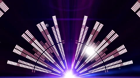 Stage Equalizer with Laser Rays 1 Video stock 40373612