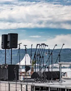 Stage equipment Stock Photos