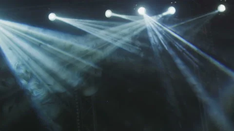 Stage Flashing Lights Stock Footage 115515731