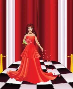 Stage Girl Иллюстрация