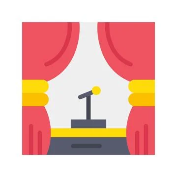 Stage Icon Image. Stock Illustration