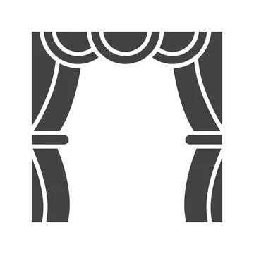 Stage icon vector image. Stock-Illustration