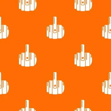 Stage lamp pattern vector orange Stock Illustration