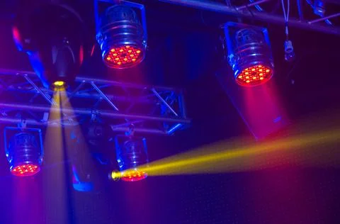 Stage LED illumination Foto stock