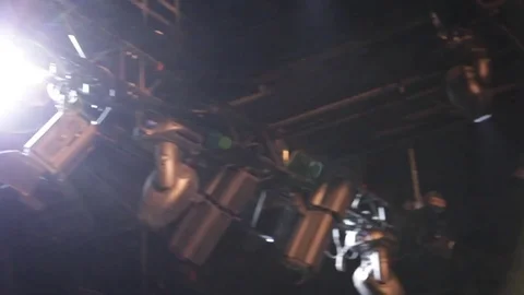 Stage Light - 7 Stock Footage 74760828